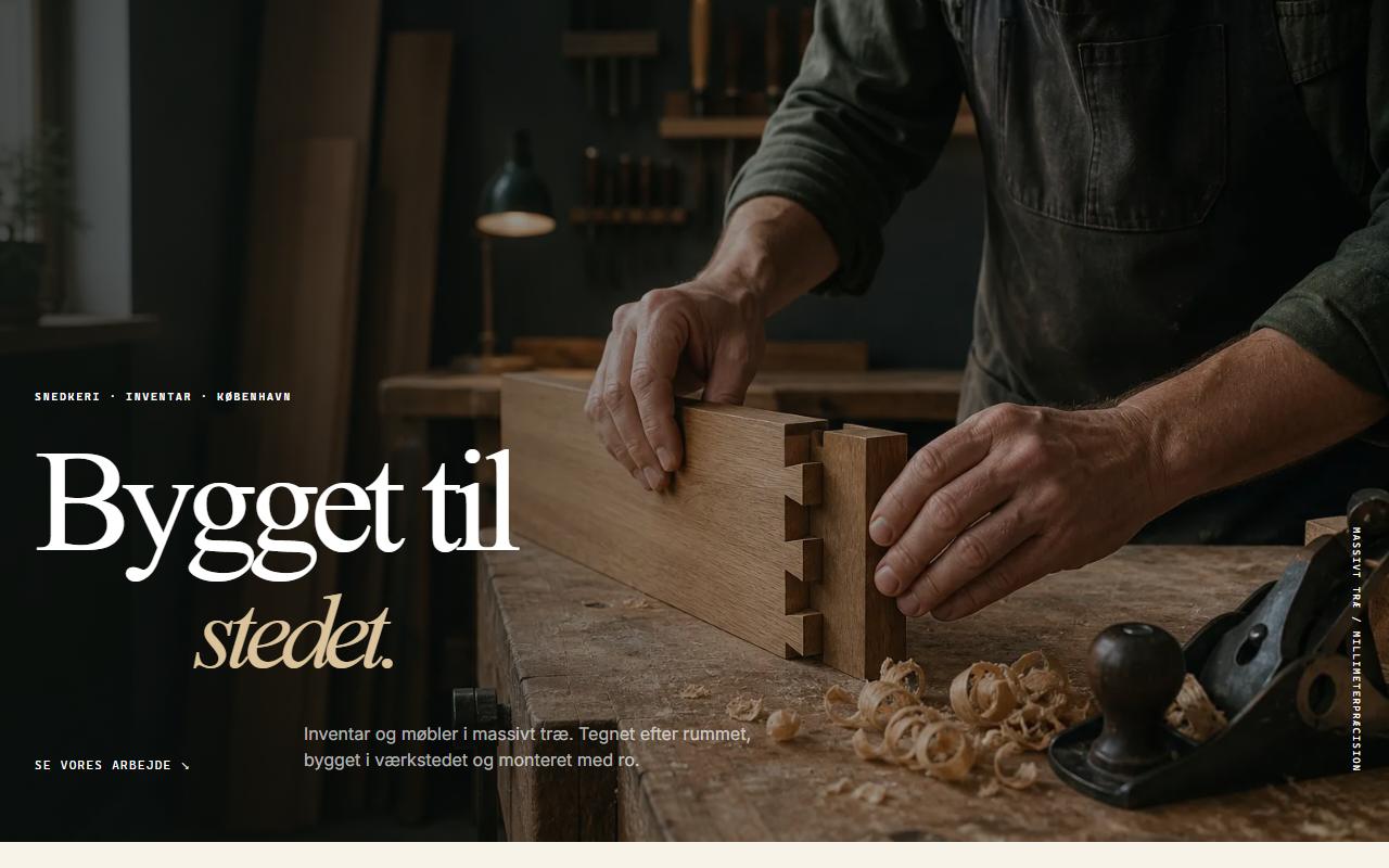 Forsiden på designet Eg
