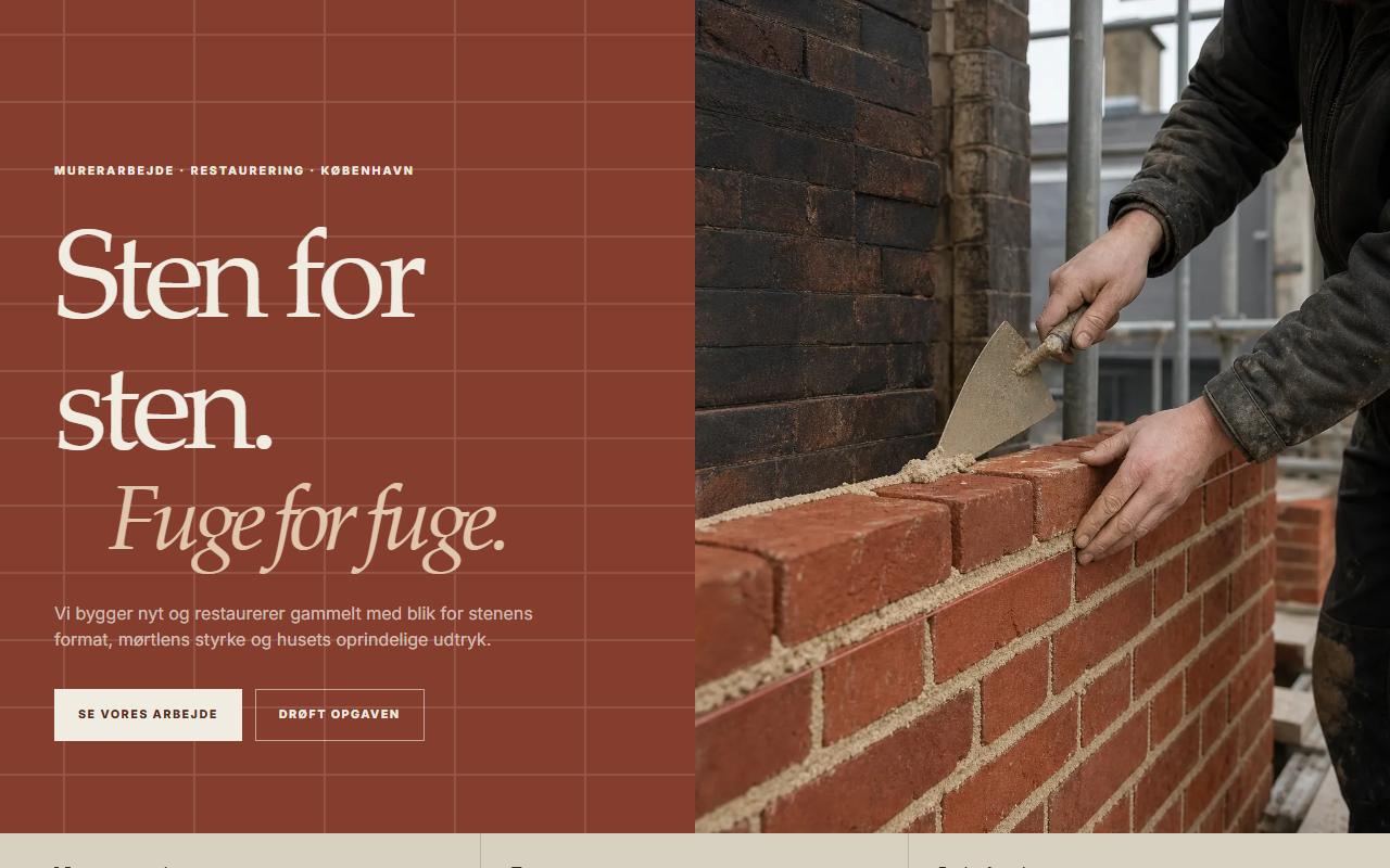 Forsiden på designet Mur & Form