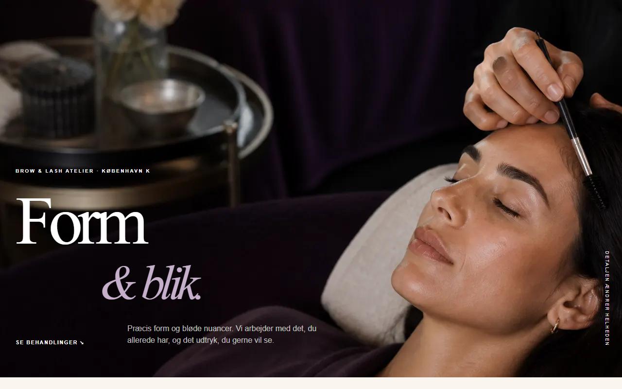 Forsiden på designet Vela