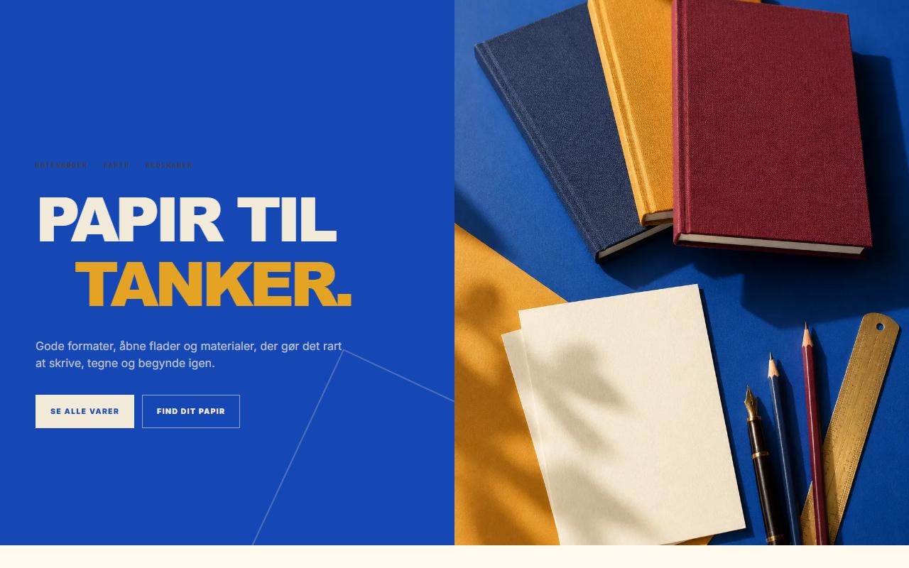 Forsiden på designet Ark