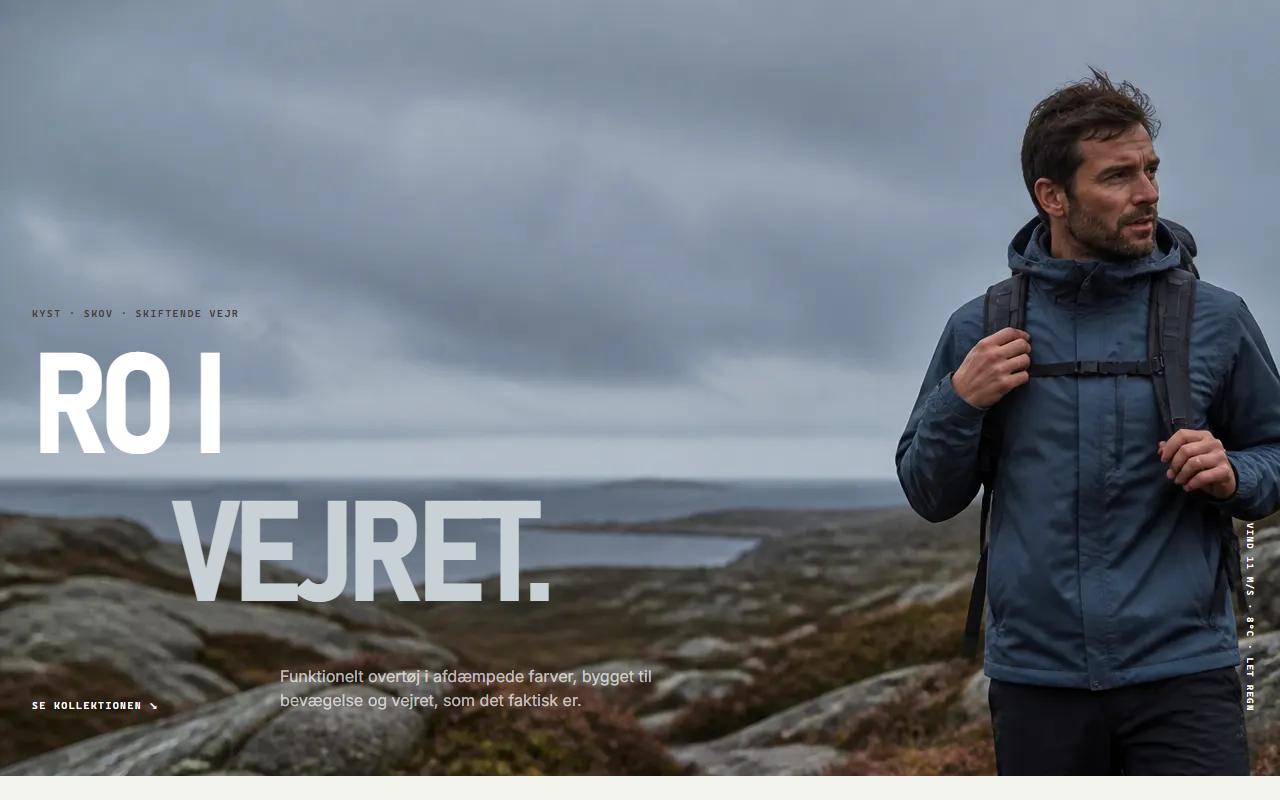 Forsiden på designet Nordmark